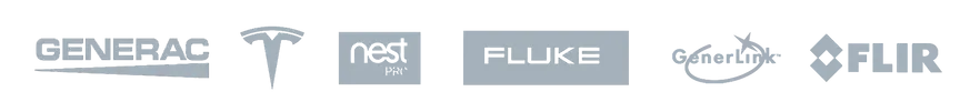 Generac, Tesla, Nest, Fluke, Generac and FLIR